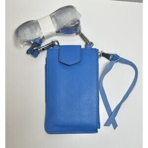 Aimee Kestenberg Out Of Office Phone Crossbody Bag With Wallet Sky, Blue Leather